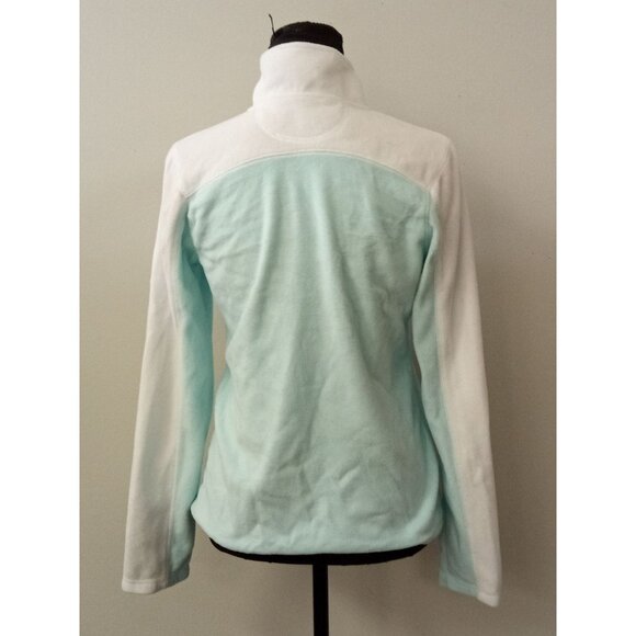 Tek Gear Kid's Blue White Long Sleeve Quarter Zip Top Size Medium - Picture 3 of 6